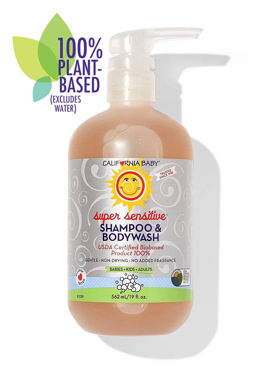 (No Fragrance) Super Sensitive™ Shampoo & Bodywash: 8.5oz/251mL