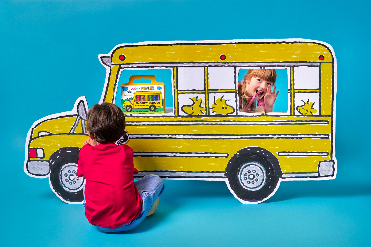 OOLY x Peanuts Snoopy School Coloring Travel Kit