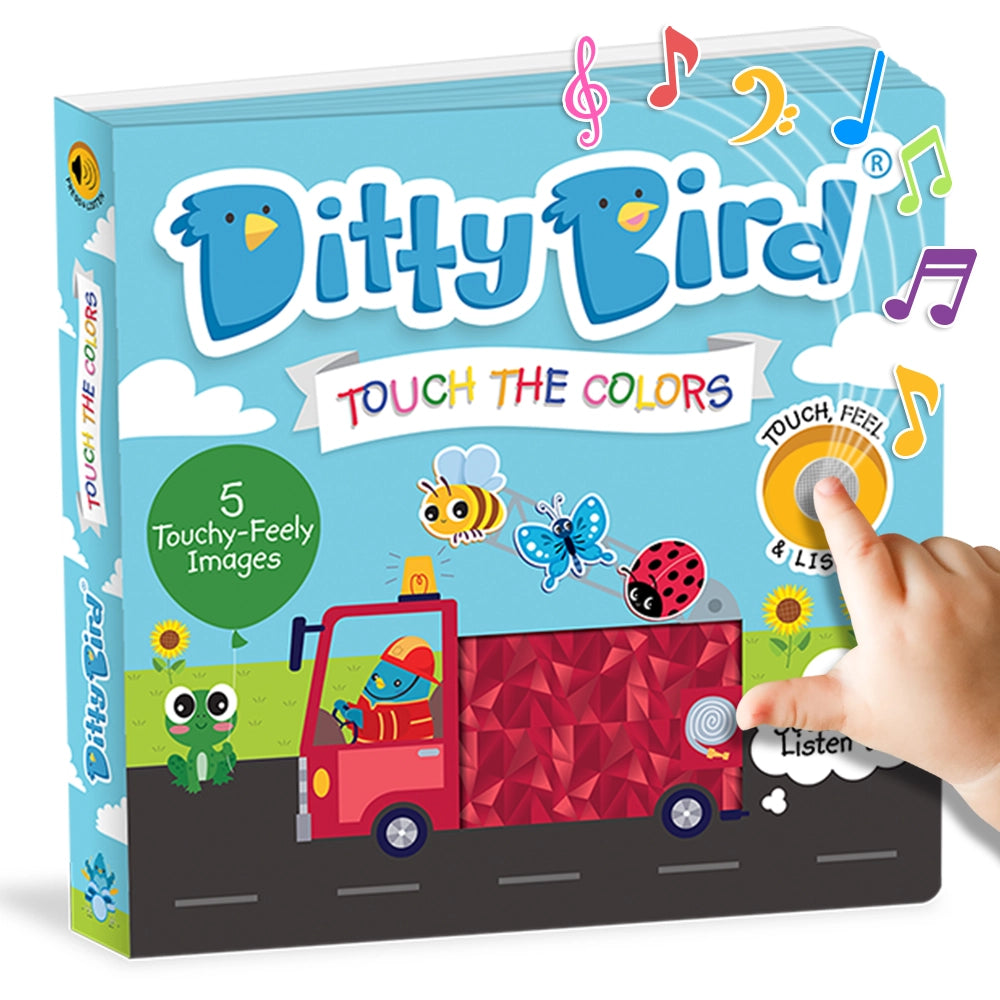 Ditty Bird First Sensory Book -Montessori- Touch the Colors