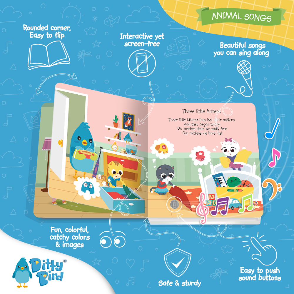 Ditty Bird Book:Animal Songs -Baby Shark