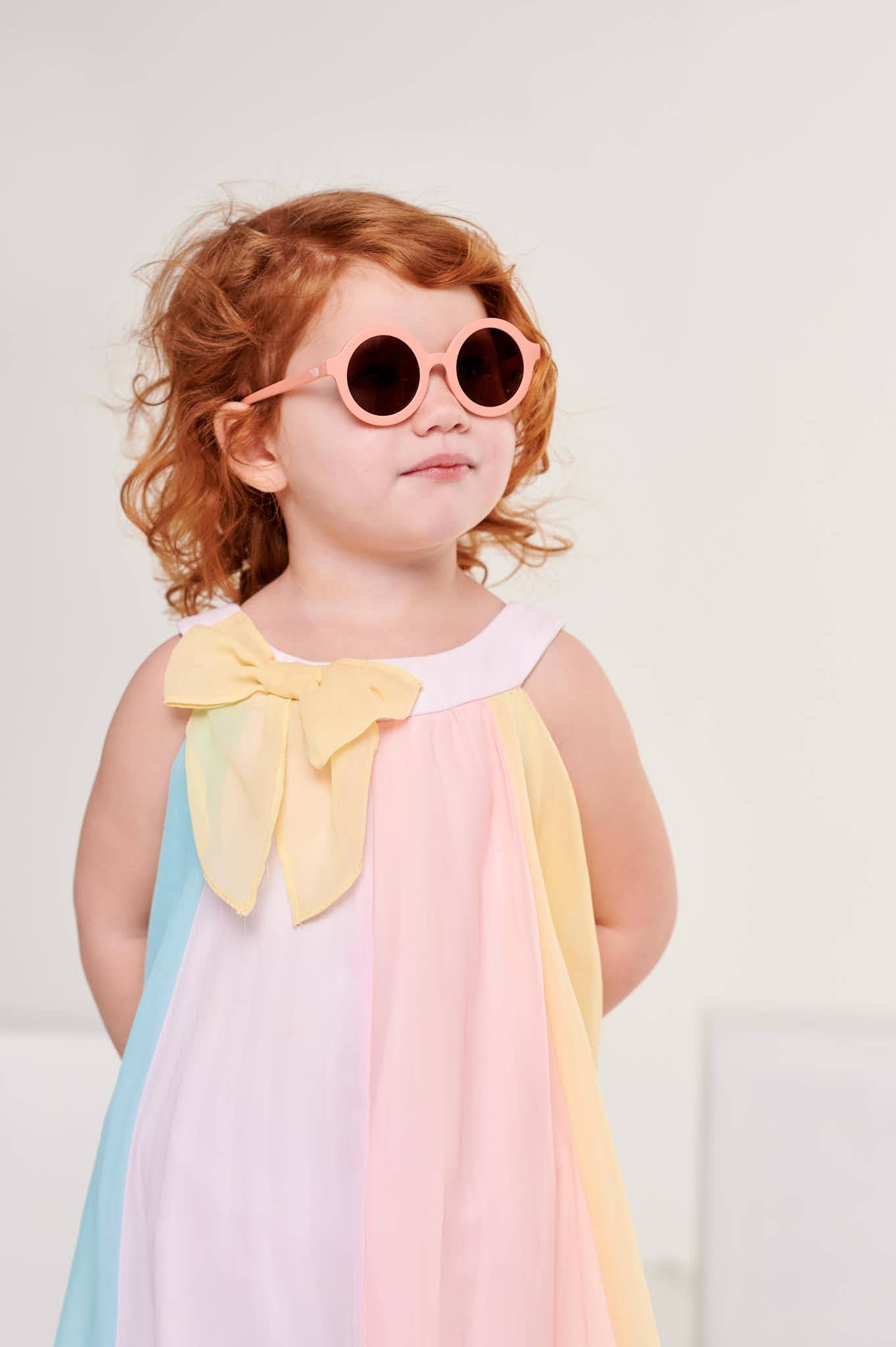 Peachy Keen Euro Round Kids Sunglasses with Amber Lens: Ages 3-5