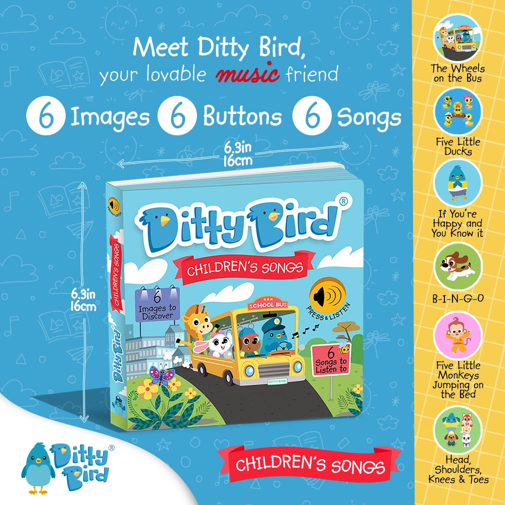 Ditty Bird Sound Book: Children´S Songs