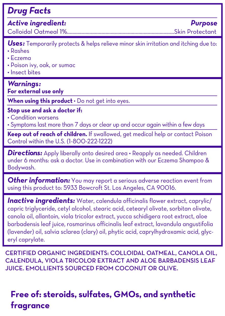 Eczema Cream: 2oz/57g