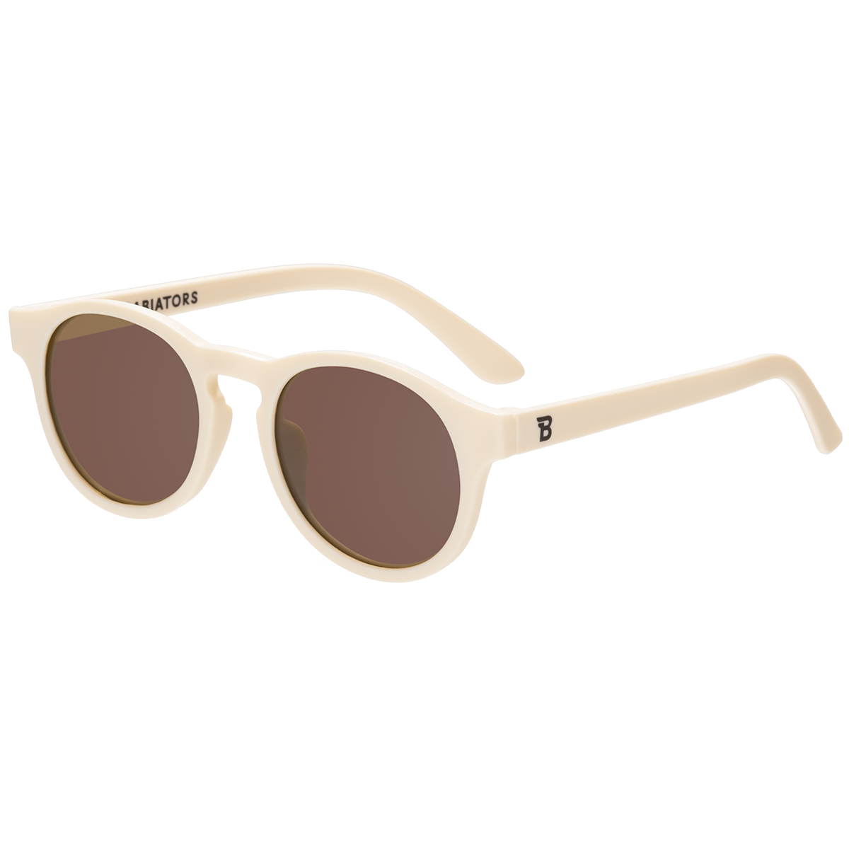 Baby & Kids Sweet Cream Keyhole Sunglasses with Amber Lens: Ages 3-5