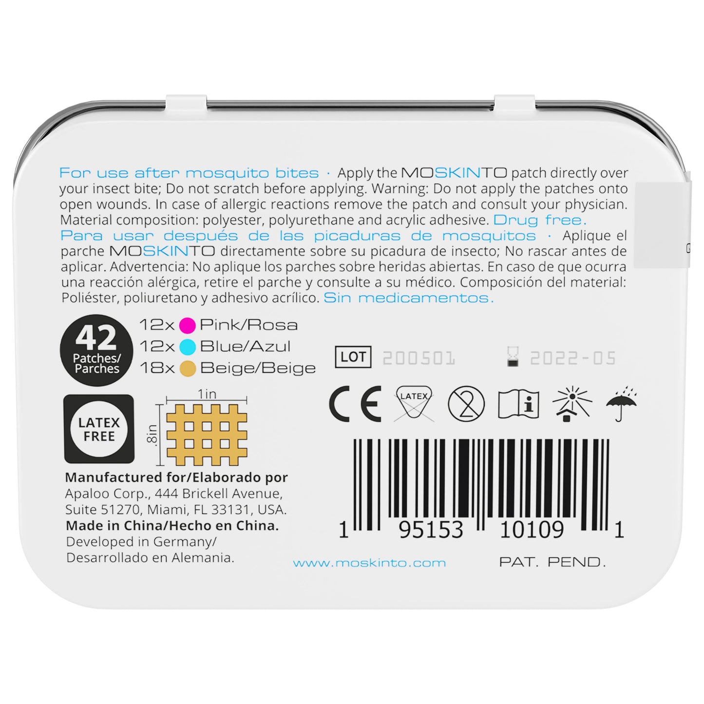 Moskinto 42ct: The Original Itch Relief Patch