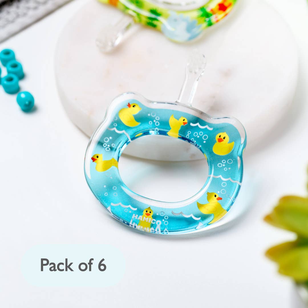Baby Training Toothbrush - Rubber Ducks | 6 Individual packs