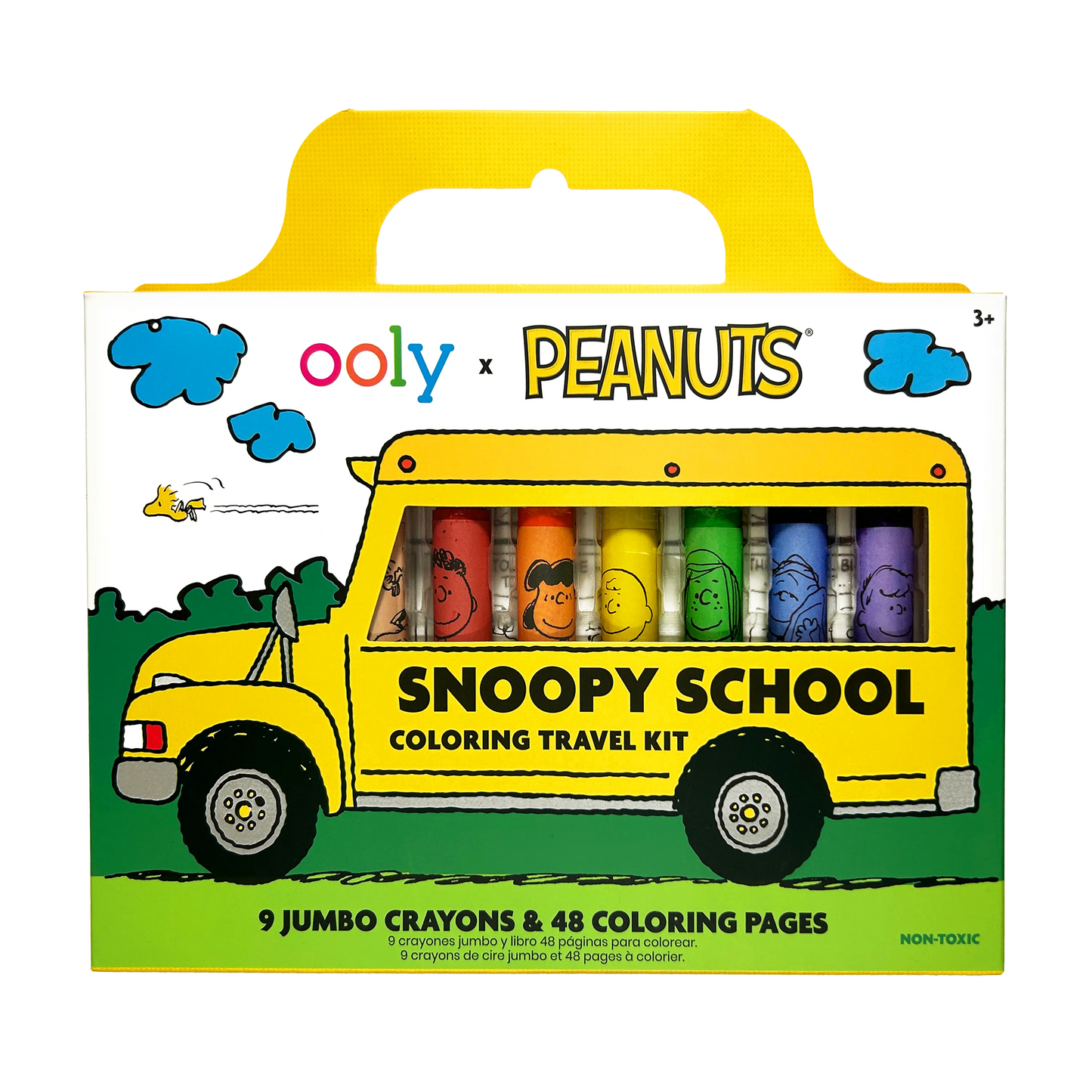 OOLY x Peanuts Snoopy School Coloring Travel Kit