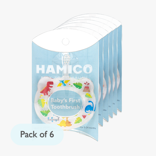 Baby Training Toothbrush - Dinosaurs | 6 Individual Packs