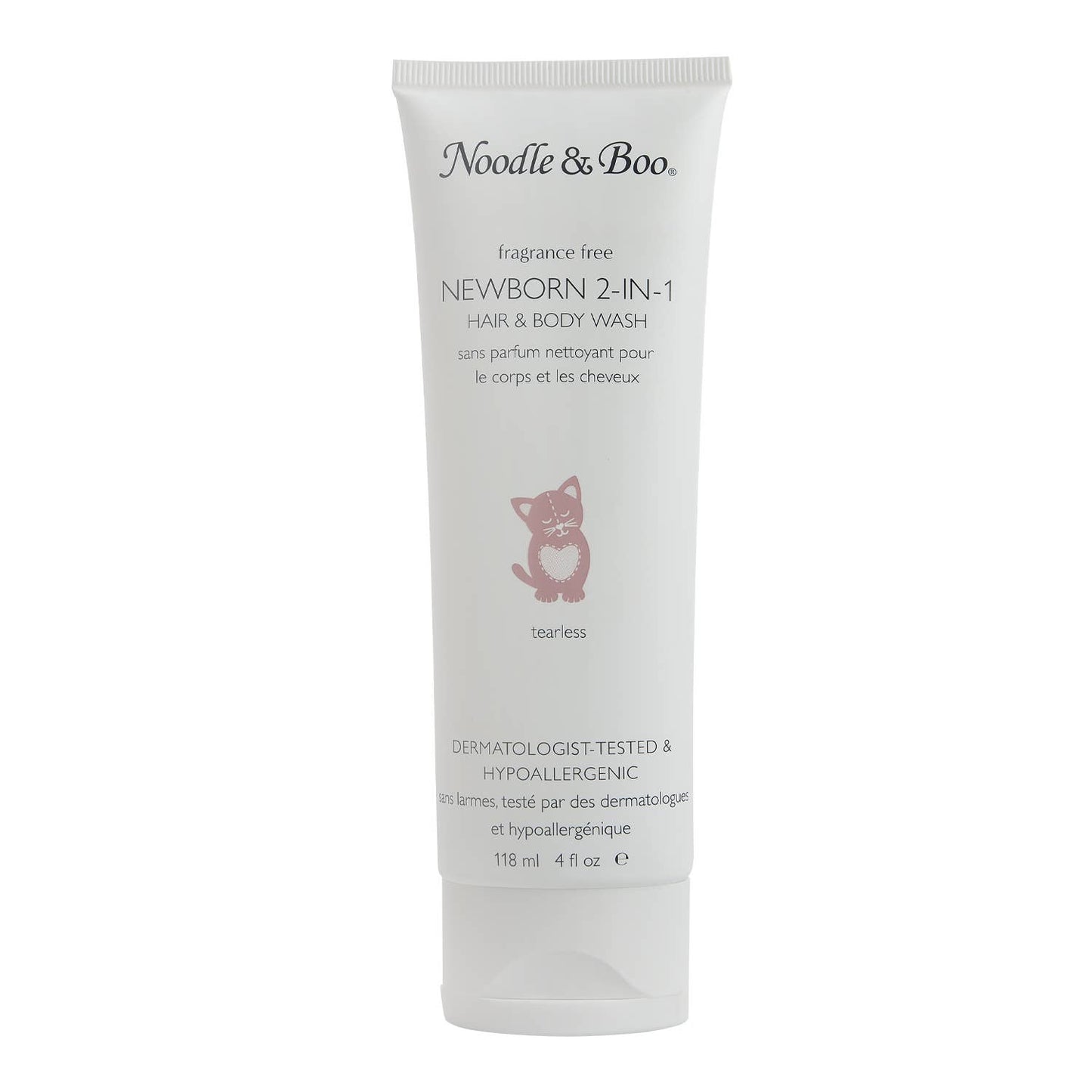 Baby Bath & Massage Set, Fragrance Free, Hearts & Daisies