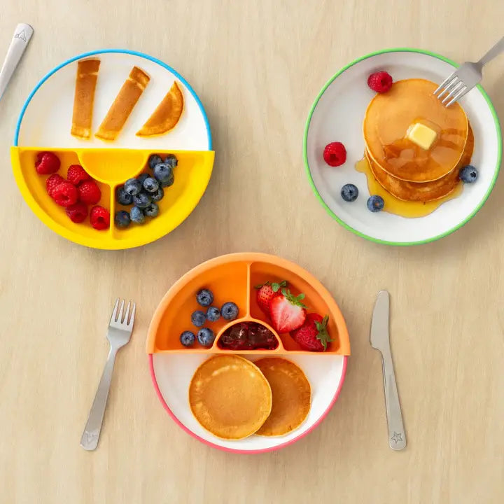 NEW OmiePlate 1 Plate + 1 Divider Multi Color Kit