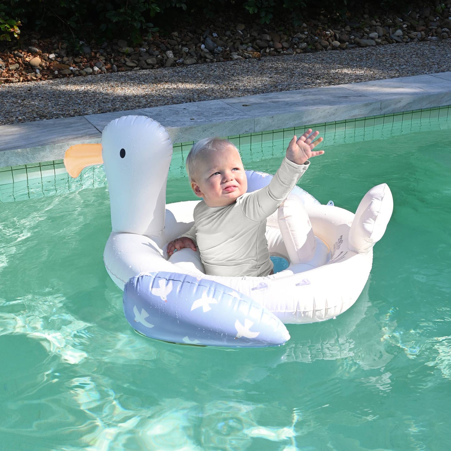 Baby Float Sid the Seagull Blue